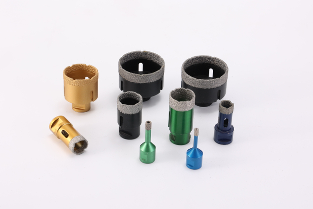 Vakuum geflochtener Hex Shank Trockenbohrkern Bohrloch Säge für Granit, Marmor, Mauerwerk 